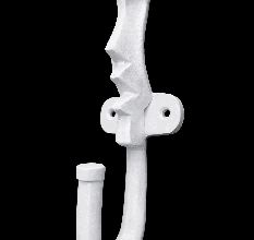 Handcrafted Metal Face Shape Wall Hook Artistic Utility